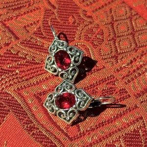 Brighton Alcazar Blaze Red Earrings